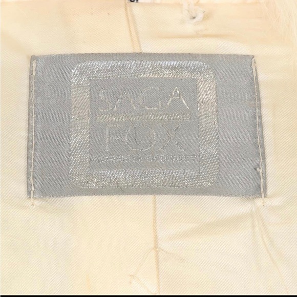 Blue Fox Fur Coat - Picture 7 of 9